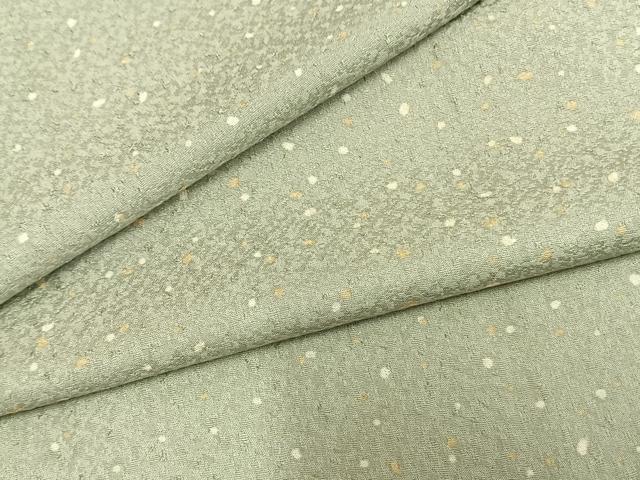 平和屋着物▽上質な小紋　単衣　散らし文　正絹　逸品　AAAZ9059fy