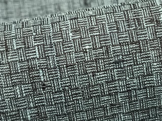 平和屋着物○上質な紬 網代文 正絹 逸品 AABC5603ck