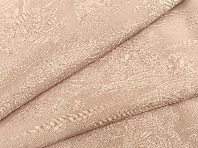 平和屋着物▽上質な色無地　単衣　風景地紋　虹色　正絹　逸品　AAAZ9097fy