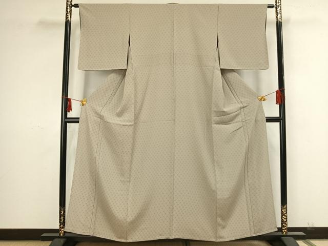 平和屋着物▽小紋 単衣 幾何学文様 AAAV2799fy