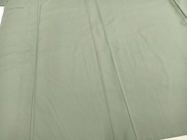 平和屋着物▽男性 色無地 単衣 青白橡色 洗える着物 AAAZ9191fy 