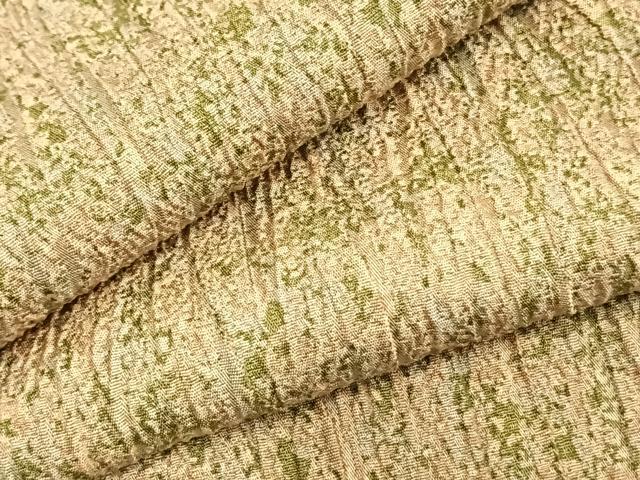 平和屋着物▽上質な小紋　単衣　霞文　正絹　逸品　AAAZ9213fy