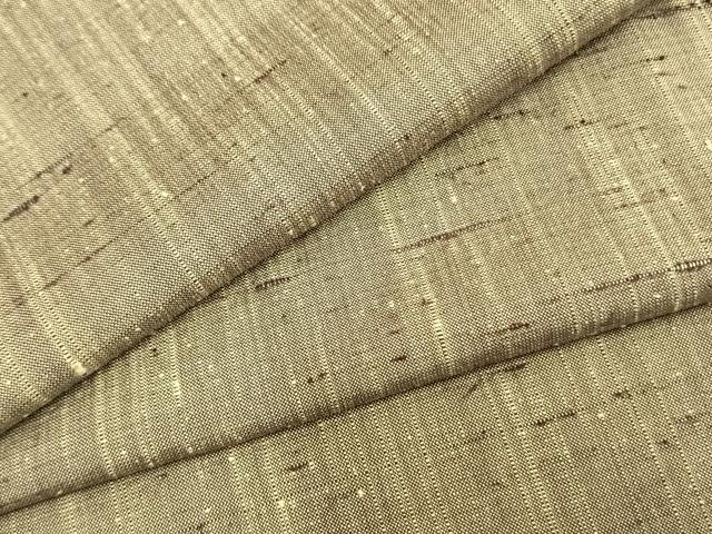 平和屋着物▽上質な紬　単衣　霞文　正絹　逸品　未使用　AAAZ9225fy