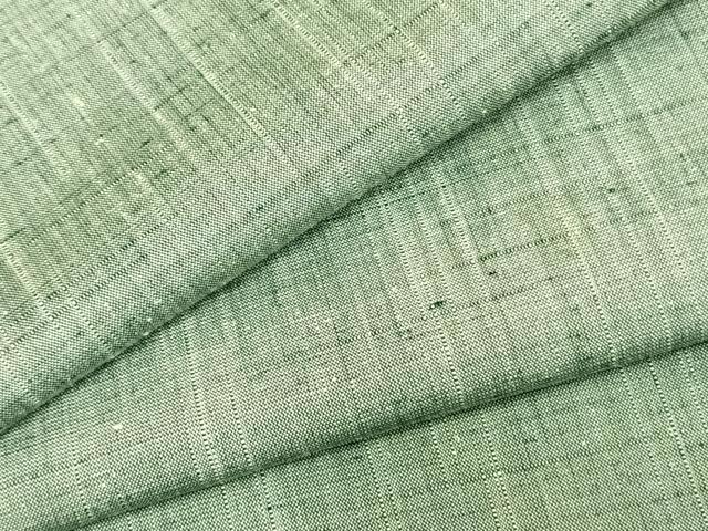 平和屋着物▽上質な紬　単衣　霞文　正絹　逸品　AAAZ9243fy