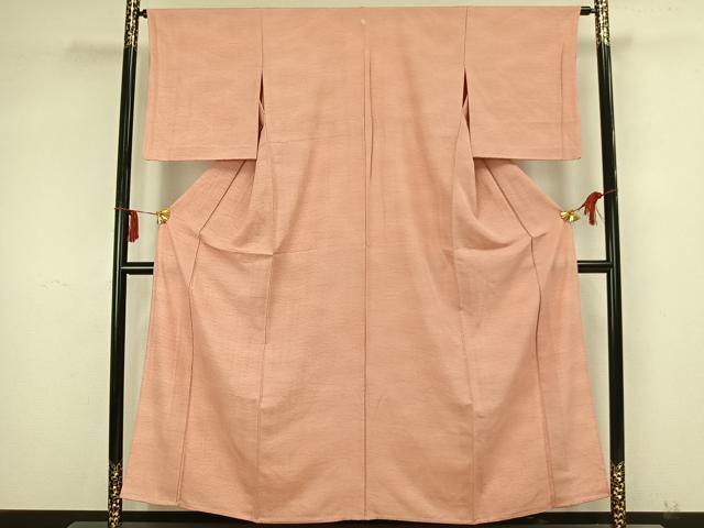 平和屋着物▽上質な小紋　単衣　芝文　暈し染め　正絹　逸品　AAAZ9244fy 平和屋着物▽上質な小紋 単衣 芝文 暈し染め 正絹 逸品