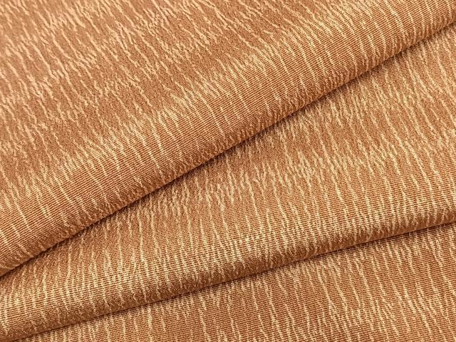 平和屋着物▽上質な小紋　単衣　お召地　霞文　正絹　逸品　AAAZ9306fy