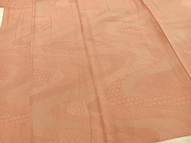 平和屋着物▽江戸小紋 単衣 流水文 正絹 逸品 未使用 AAAZ9317fy