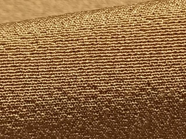 平和屋着物▽上質な色無地 単衣 黄土色 正絹 逸品 AAAZ9335fy