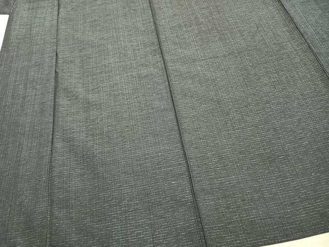 平和屋着物▽男性　紬　単衣　縞　正絹　逸品　AAAZ9347fy_3