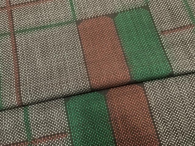 平和屋着物▽本場大島紬 単衣 7マルキ 幾何学文 正絹 逸品 AAAZ9362fy