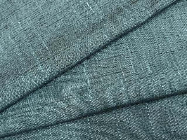 平和屋着物▽上質な紬　単衣　色無地　御召茶色　正絹　逸品　AAAZ9367fy