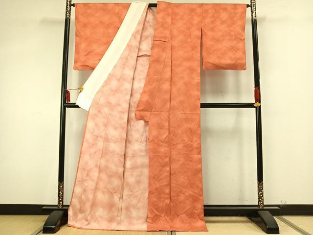平和屋着物▽江戸小紋　単衣　鮫小紋柄　ロング丈　正絹　逸品　AAAZ9376fy 平和屋着物▽江戸小紋 単衣 鮫小紋柄 黒地 正絹 逸品 DAAS0284az
