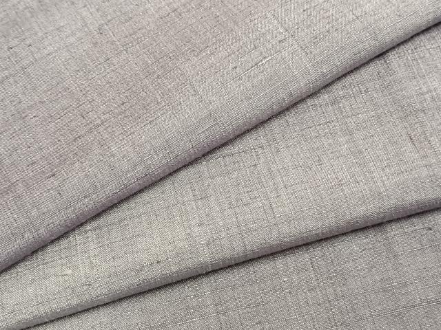 平和屋着物▽上質な紬　単衣　間道　正絹　逸品　AAAZ9378fy