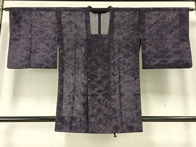 平和屋着物▽道行コート スリーシーズン 春夏秋 塵除け 舞花文 正絹