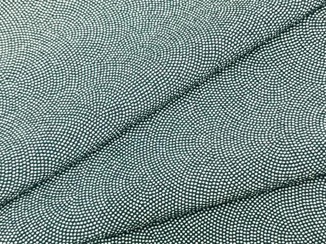 平和屋着物▽江戸小紋　単衣　鮫小紋柄　洗える着物　AAAZ9471fy