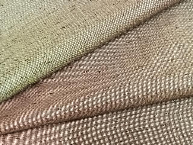 平和屋着物▽男性　紬　単衣　霞文　正絹　逸品　AAAZ9483fy