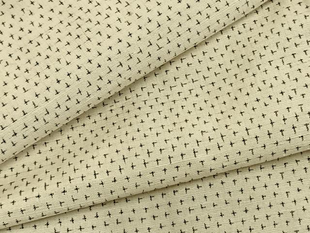 平和屋着物▽上質な紬　単衣　蚊絣　正絹　逸品　AAAZ9520fy