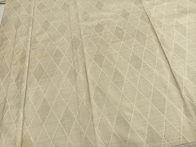 平和屋着物▽本場大島紬 単衣 幾何学文様 正絹 逸品 AAAZ9619fyの通販