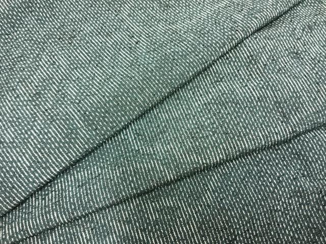 平和屋着物▽上質な紬　単衣　雲取り文　正絹　逸品　AAAZ9631fy