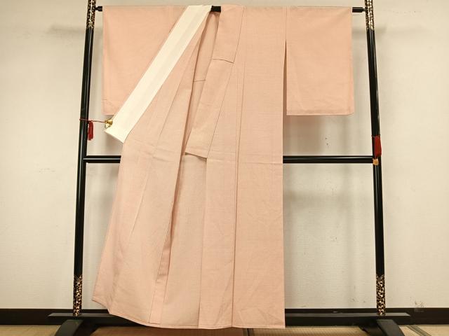 平和屋着物▽本塩沢　単衣　やまだ織　蚊絣　証紙付き　正絹　逸品　未使用　AAAZ9639fy_2