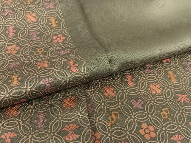 平和屋着物○訪問着 七宝花文 正絹 逸品 AABA0186zgの通販はau PAY