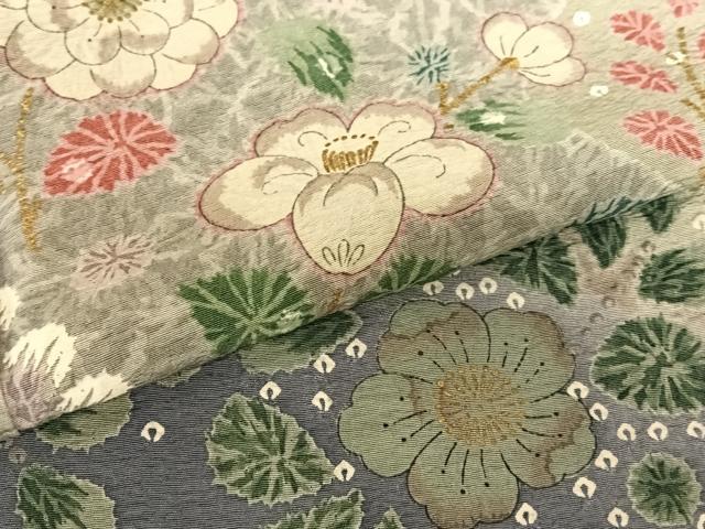 平和屋着物○訪問着 辻が花 手描き 暈し染め 金彩 正絹 逸品 AABA0206zg