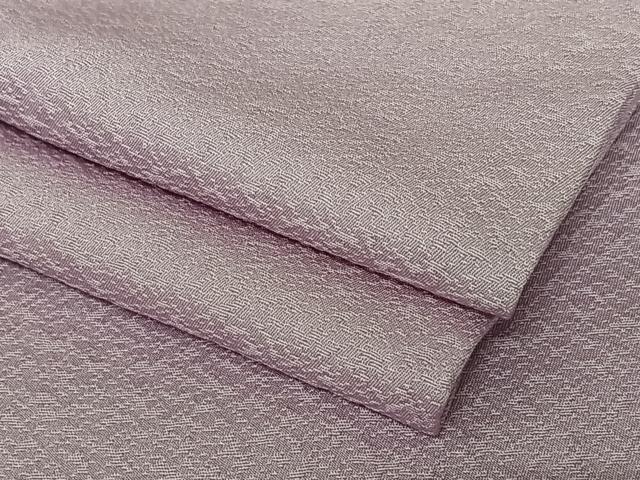 平和屋着物●上質な色無地　紋意匠　浅紫色　正絹　逸品　AABA0211zg