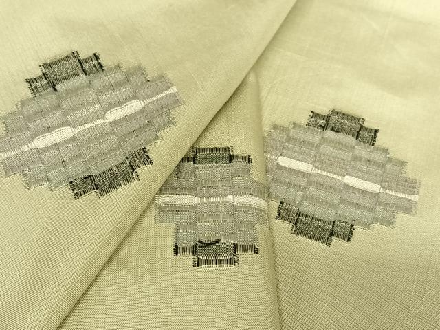 平和屋着物○紬 訪問着 道も織 ロートン織 正絹 逸品 AABA0232zg 2025