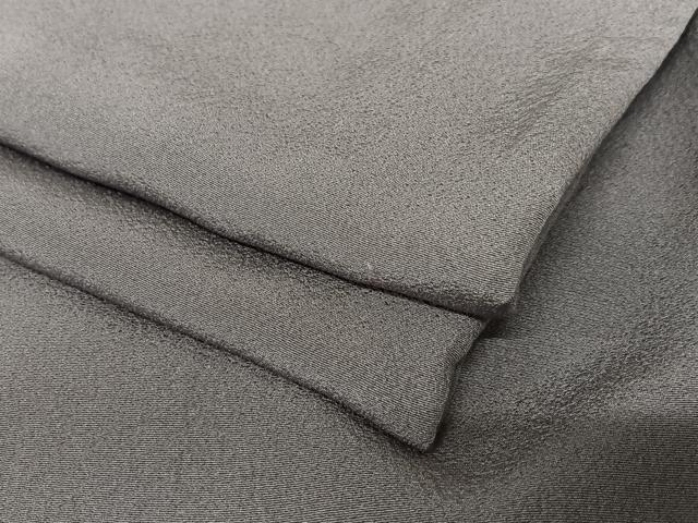 平和屋着物●上質な色無地　葡萄鼠色　　正絹　逸品　AABA0233zg