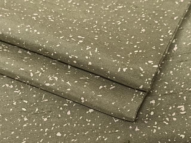 平和屋着物●石川県指定無形文化財　牛首紬　白山工房　手織り　正絹　逸品　AABA0243zg