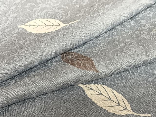 平和屋着物●上質な小紋　舞葉文　正絹　逸品　AABA0274zg