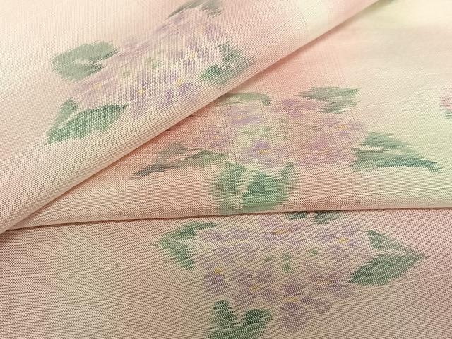 平和屋着物●上質な紬　草花文　鈴乃屋扱い　正絹　逸品　AABA0312zg