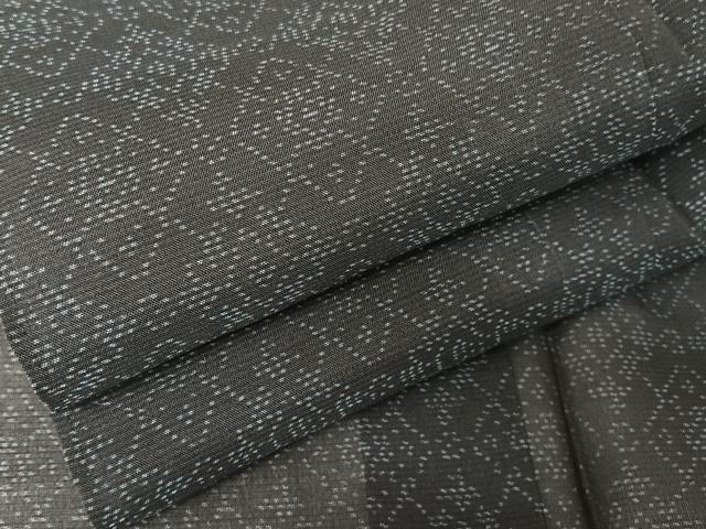 平和屋着物＊夏物　本場大島紬　夏大島　花繋ぎ　正絹　逸品　AABA2488np