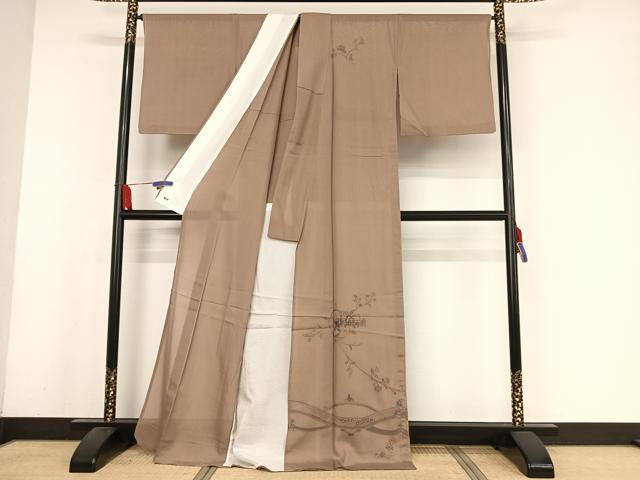 平和屋着物＊夏物 訪問着 本場大島紬 夏大島 中国三大刺繍 汕頭