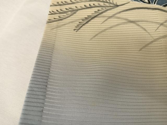 平和屋着物＊夏物 東京友禅 久呂田明功 男性 訪問着 絽 萩 暈