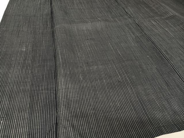 平和屋着物＊夏物　男性　上布　縞　麻　逸品　AABA2500np_2