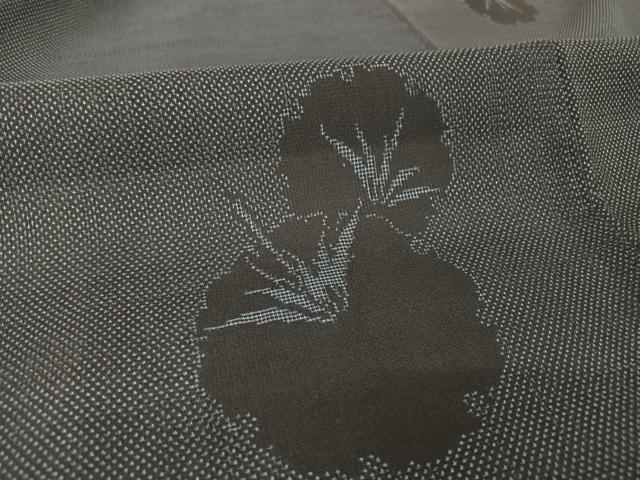 平和屋着物＊夏物 本場大島紬 夏大島 舞花文 正絹 逸品 AABA2502np 紬