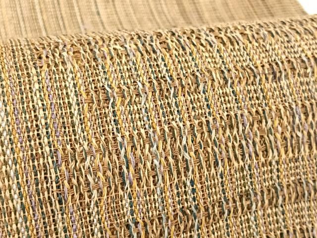 平和屋着物＊夏物 八寸名古屋帯 縞 長尺 麻 AABA2542npの通販はau PAY