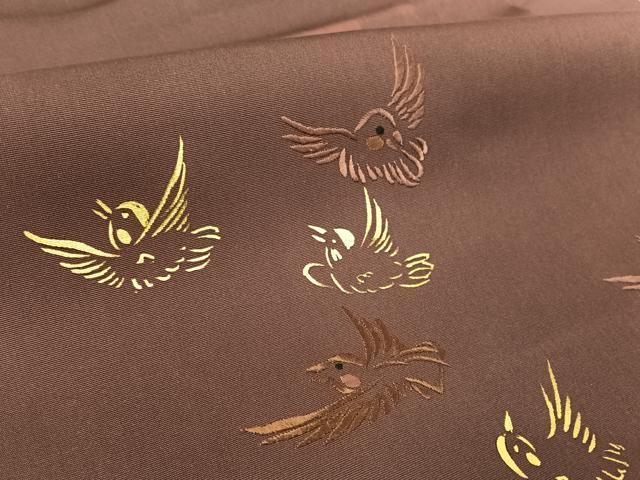 平和屋着物○京繍作家 合田峰太郎 塩瀬 九寸名古屋帯 手描き