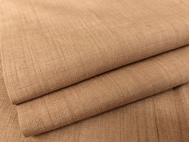 平和屋着物●本場結城紬　重要無形文化財　色無地　鴇浅葱色　正絹　逸品　AABA2621np