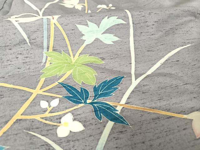 平和屋着物○本加賀友禅作家 成竹登茂男 訪問着 紬地