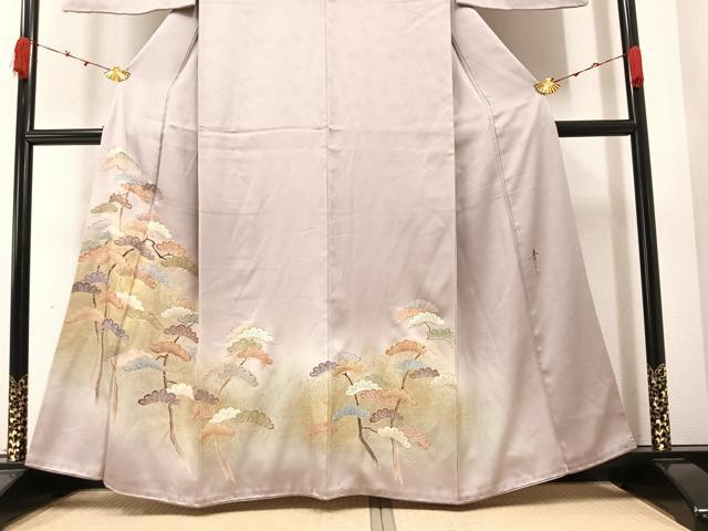 平和屋着物○京友禅の第一人者 松井青々 色留袖 駒