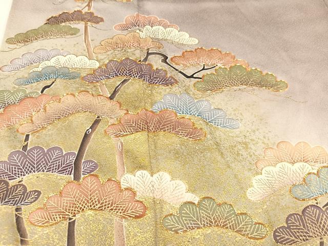 平和屋着物○京友禅の第一人者 松井青々 色留袖 駒