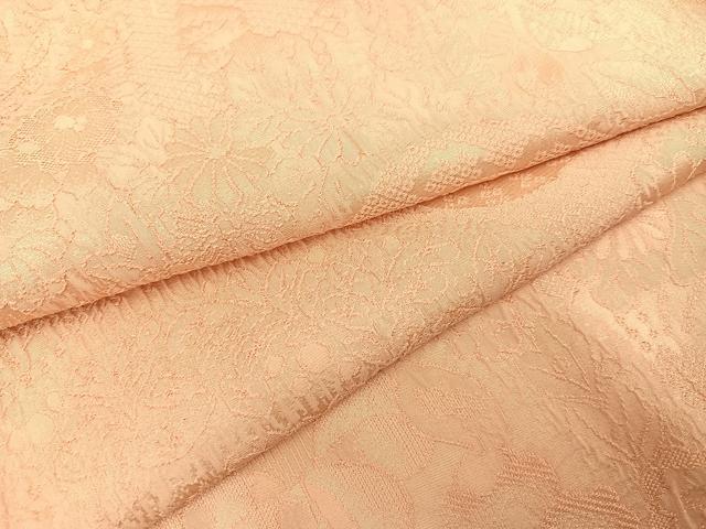 平和屋着物●上質な色無地　花車地紋　肉色　そごう百貨店扱い　正絹　逸品　未使用　AABA2709ph