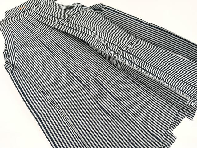 平和屋着物●男性　馬乗り袴　縞　正絹　逸品　AABA2755ph