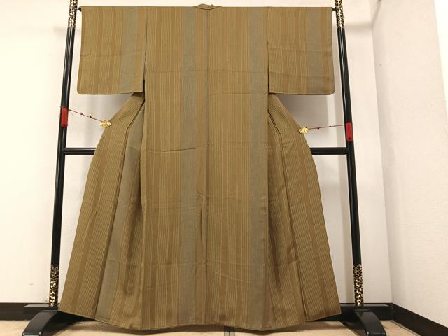 平和屋着物●上質な小紋　間道　健勝苑扱い　正絹　逸品　AABA2756ph 平和屋着物○上質な小紋 間道 健勝苑扱い 正絹 逸品 AABA2756phの通販