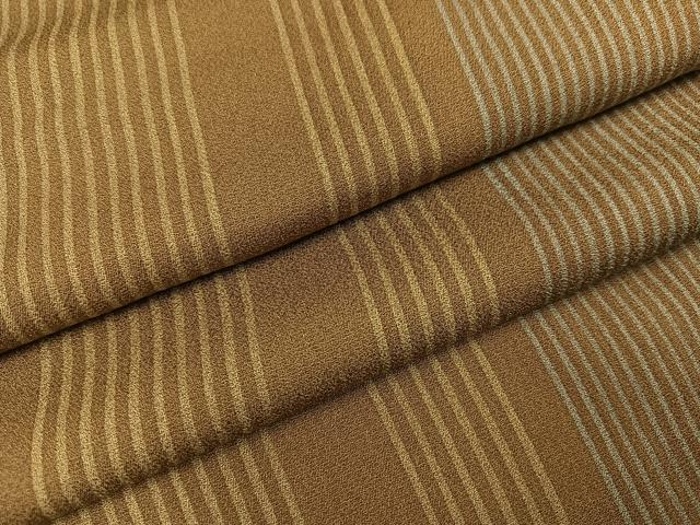 平和屋着物●上質な小紋　間道　健勝苑扱い　正絹　逸品　AABA2756ph