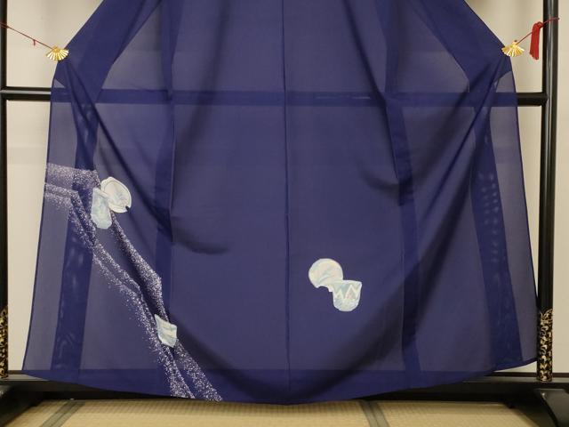 平和屋着物＊夏物 訪問着 絽 陶器文 洗える着物 AABA2768jd