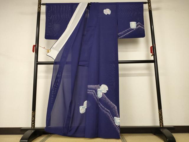 平和屋着物＊夏物　訪問着　絽　陶器文　洗える着物　AABA2768jd 平和屋着物＊夏物 訪問着 絽 陶器文 洗える着物 AABA2768jd