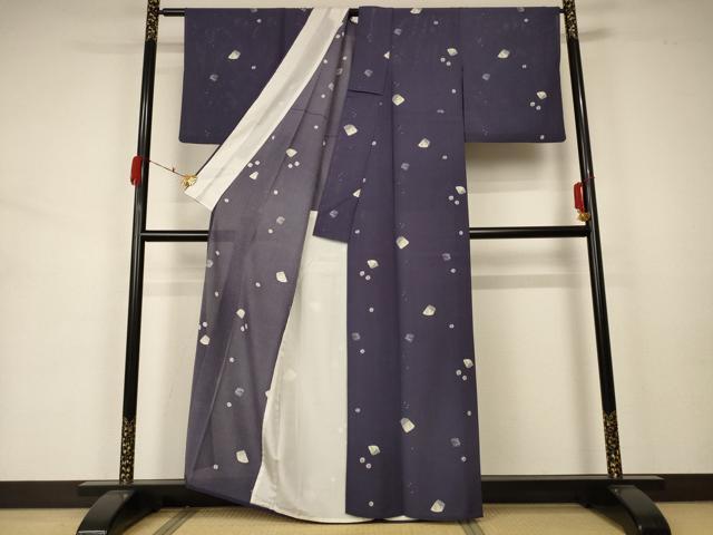 平和屋着物＊夏物　小紋　絽　色紙花文　正絹　逸品　AABA2772jd 平和屋着物＊夏物 小紋 絽 色紙花文 正絹 逸品 AABA2772jdの通販はau